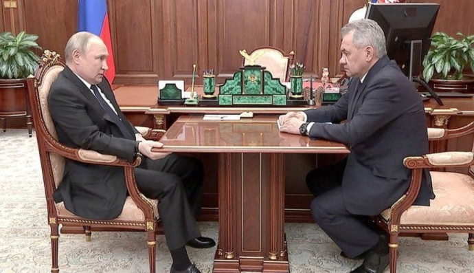 Зустріч путіна з шойгу