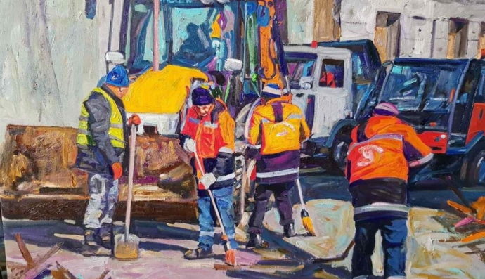 Харьков в дни войны глазами Народного художника Украины