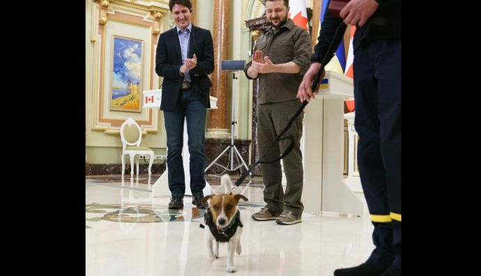 Трюдо, Зеленський і Патрон