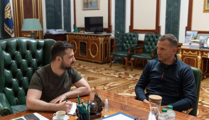 Зеленский и Шевченко