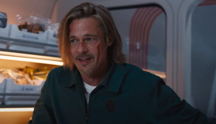 Бред Пітт у фільмі "Швидкісний поїзд" 