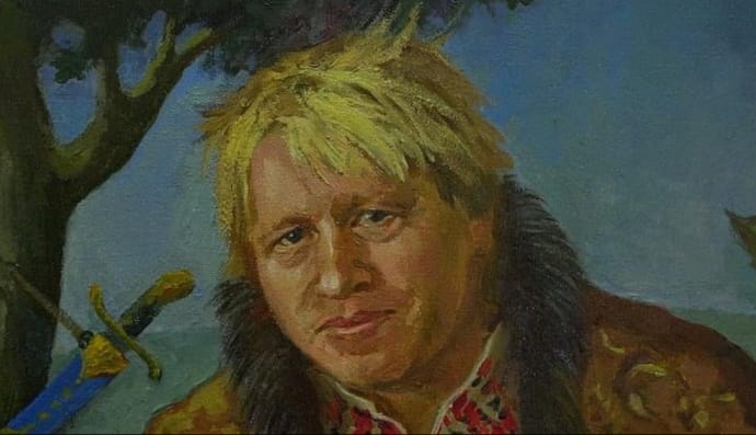 Картина з Борисом Джонсоном 