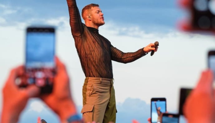 Солист группы Imagine Dragons Дэн Рейнольдс