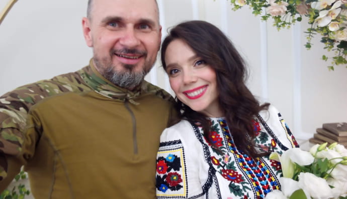 Олег Сенцов і Вероніка Вельч