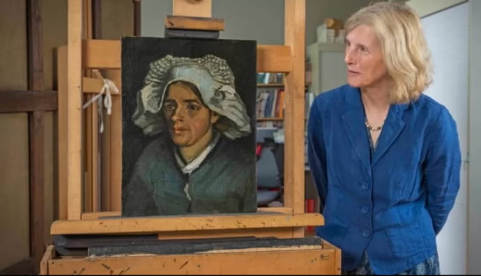 Картина "Голова крестьянки" 