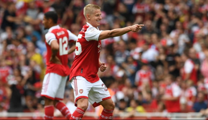 Олександр Зінченко у матчі проти "Севільї"