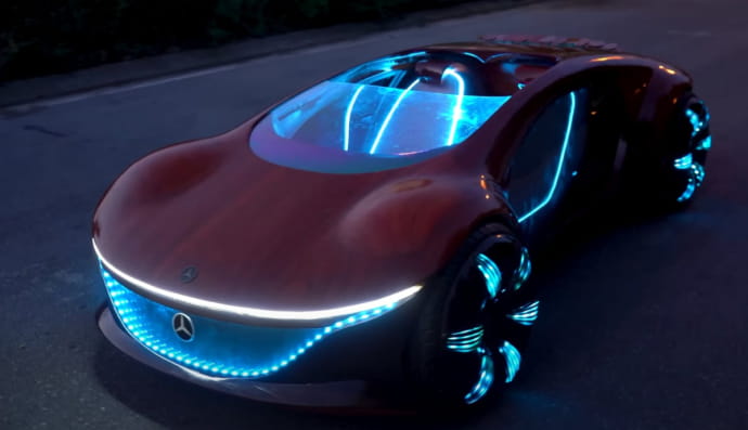 Дерев'яна копія Mercedes-Benz Vision AVTR 