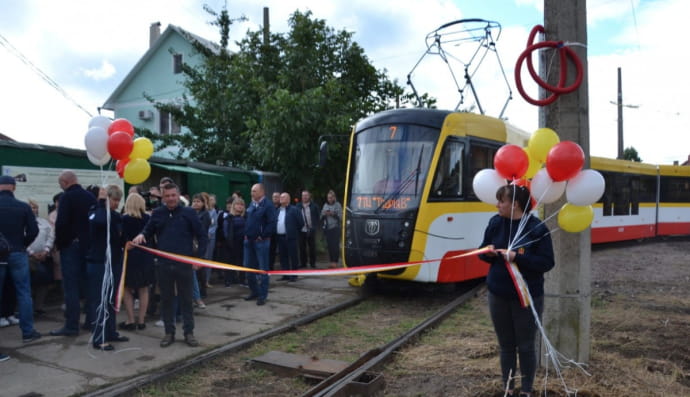 В Одесі запустили трамвай за новим "найбільшим в європі" маршрутом