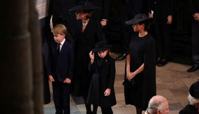 Кейт Міддлтон, Меган Маркл, принц Джордж, принцеса Шарлотта