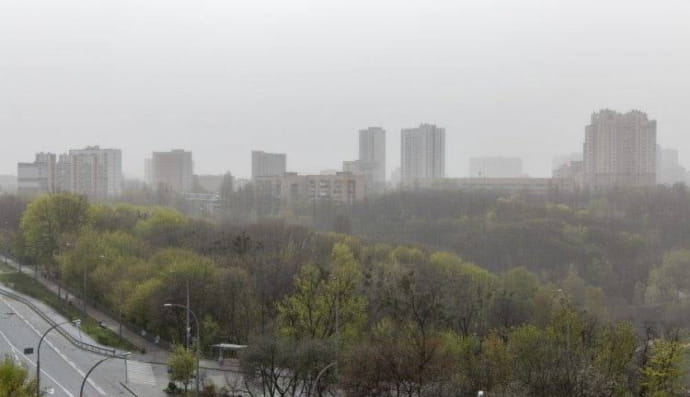 Город Киев, воздух