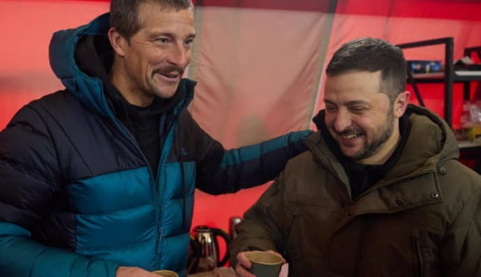 Беар Гриллс и Владимир Зеленский