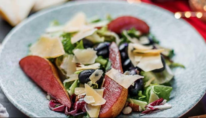 салат "Пьяная груша"