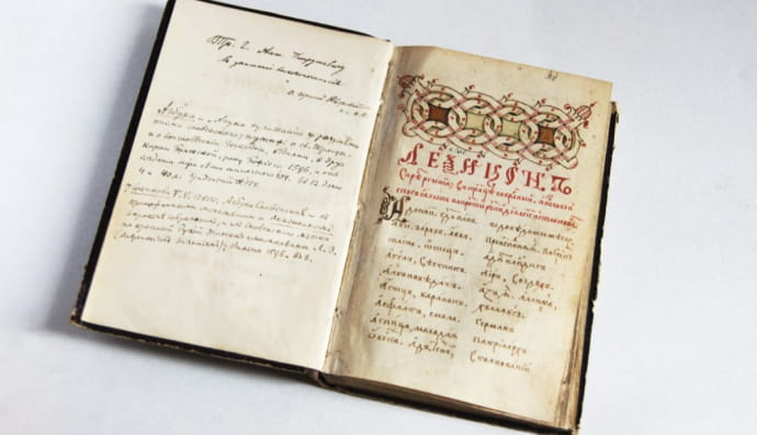 перший друкований словник української мови 