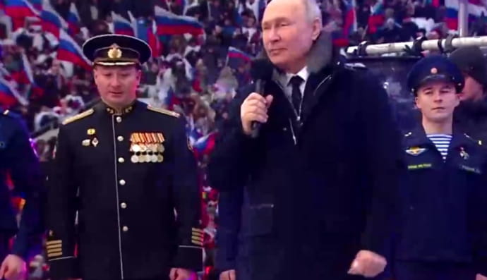 путін в "Лужниках"