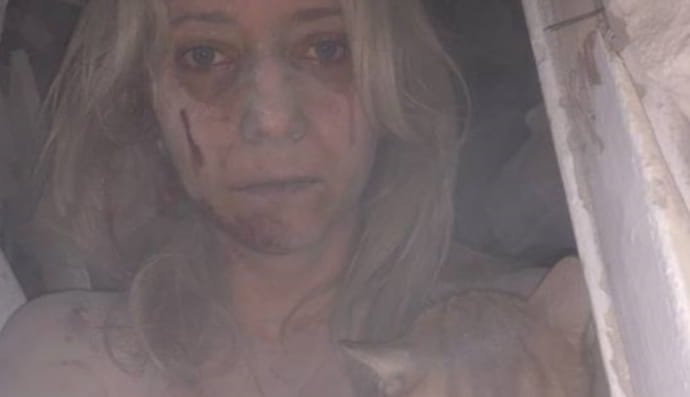 Катерина Мельник і кіт