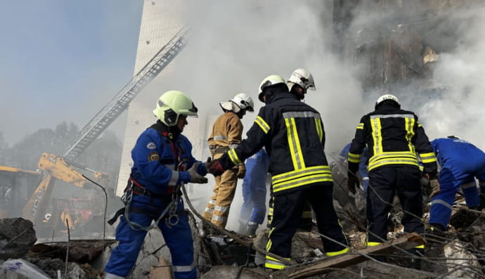 Ракетный удар по Умани