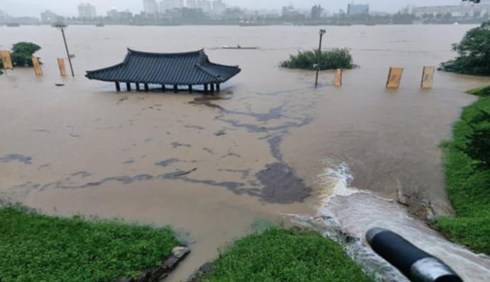 В Южной Корее ливни разрушили 39 объектов культурного наследия