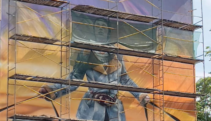 У Києві створюють мурал зоозахисниці з Ірпеня