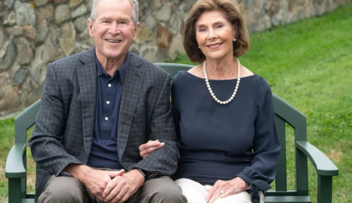 Джордж і Лора Буш