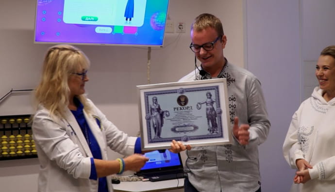 Школьник из Чернигова установил уникальный Национальный рекорд Украины