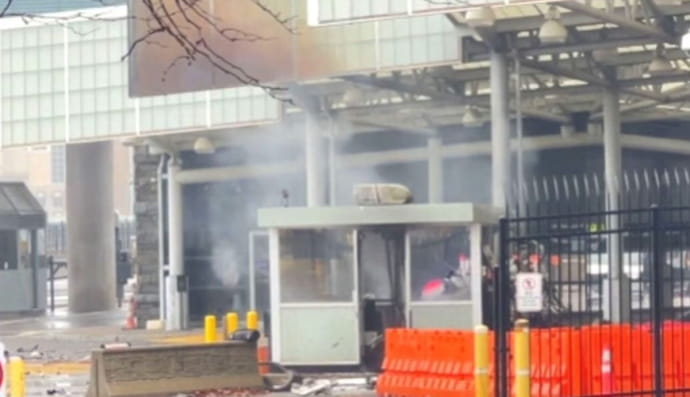 Место взрыва