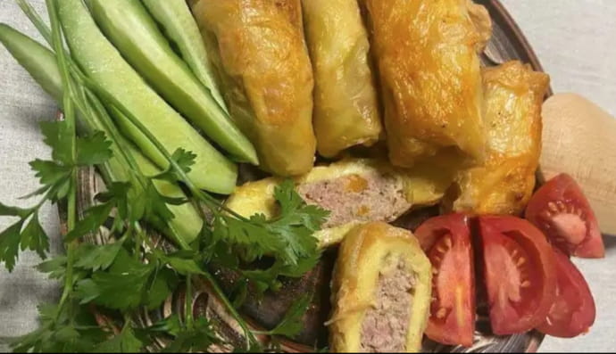 Радиловские голубцы с блинами