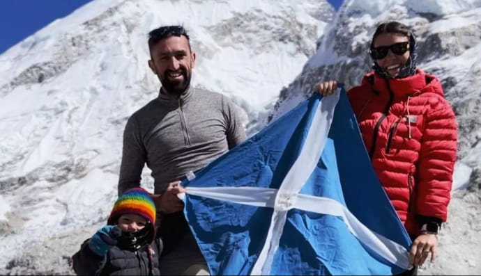 Семья во время путешествия