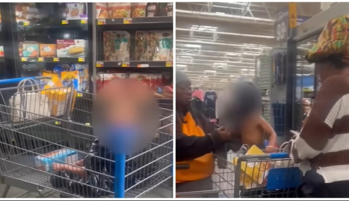 Скандал в супермаркете