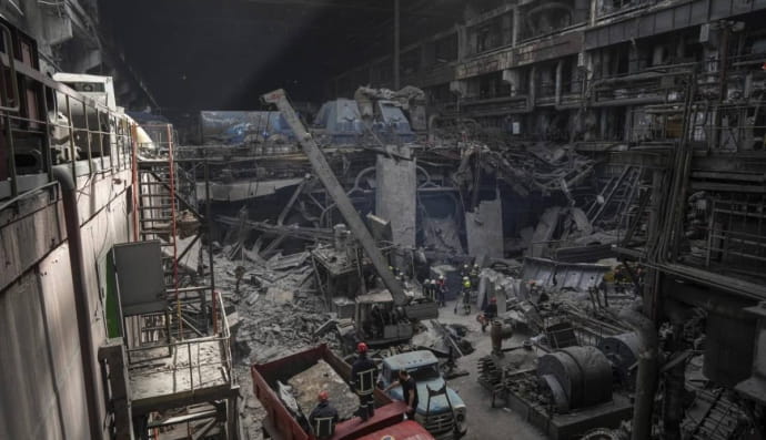 Електростанції після обстрілу