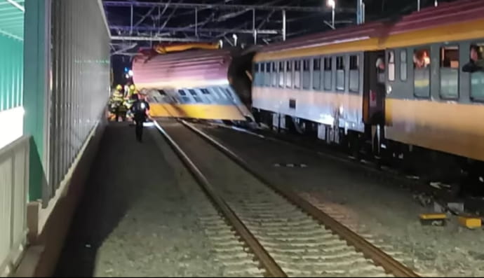 аварія потягів у Чехії