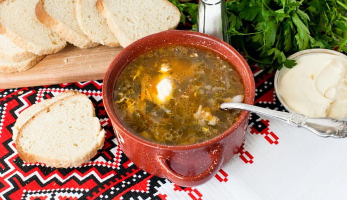 Холодный борщ