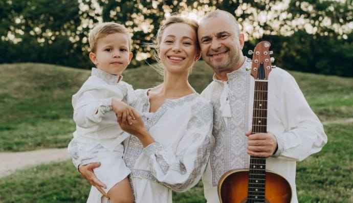 Віктор Павлік з дружиною та сином