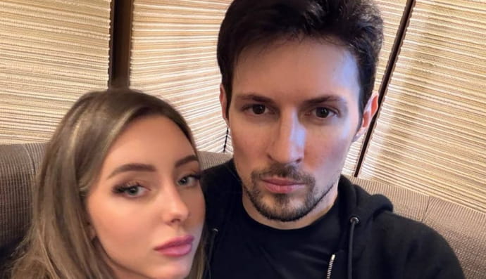 Павло Дуров і Юлія Вавілова