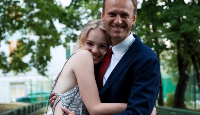 Дар’я Навальна та Олексій Навальний