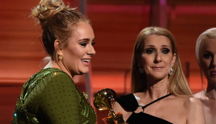 Адель и Селин Дион