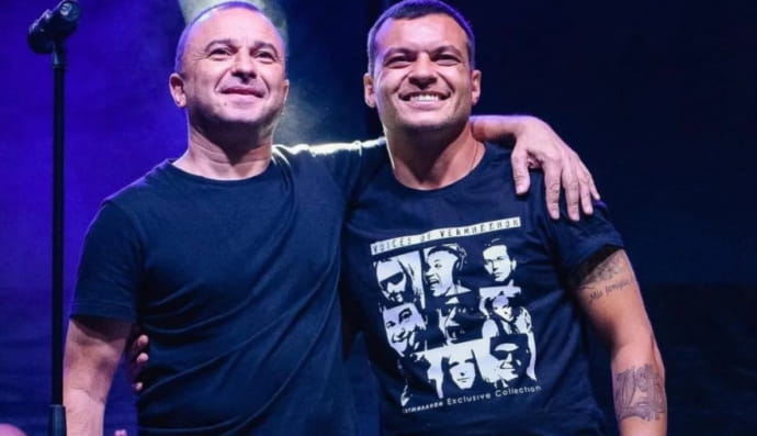 Виктор Павлик с сыном Александром