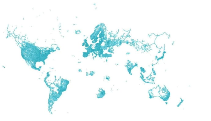 Карта світу за даними Google Street View