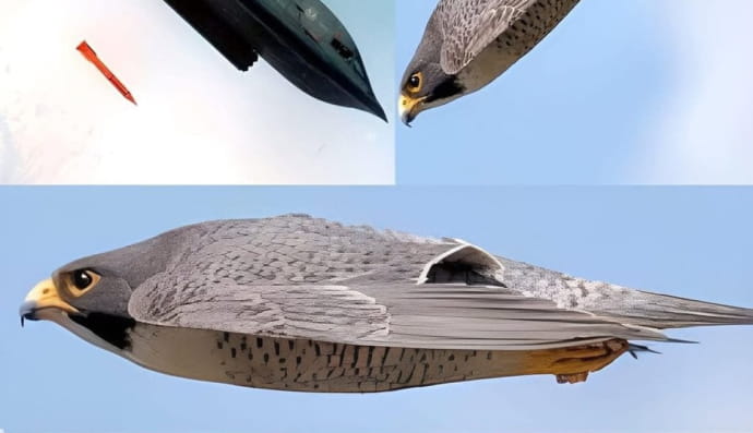 Бомбардувальник В-2 і сапсан