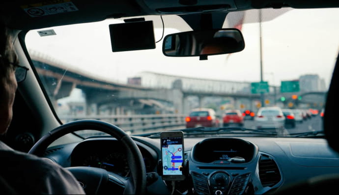 Водій в автомобілі