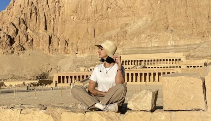 Українка досліджує Єгипет