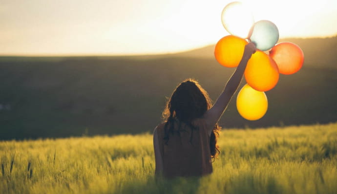 Женщина на природе