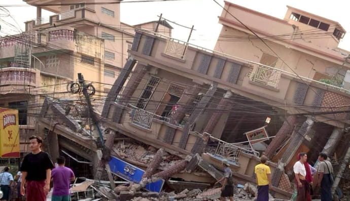 Шокирующие последствия землетрясения в Мьянме