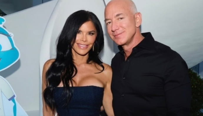  Лорен Санчес и Джефф Безос