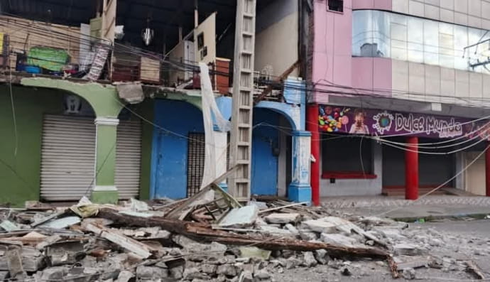 Землетрясение в Эквадоре