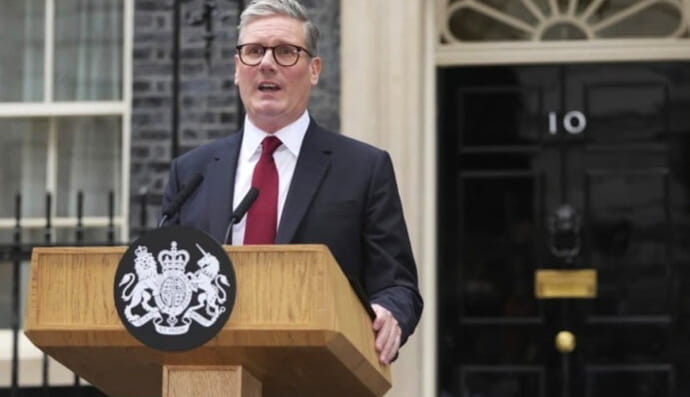 Кір Стармер на Даунінг-стріт, 10