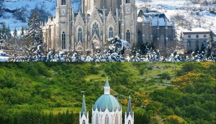 Молизе. Кастельпетрозо, сказочная архитектурная жемчужина.