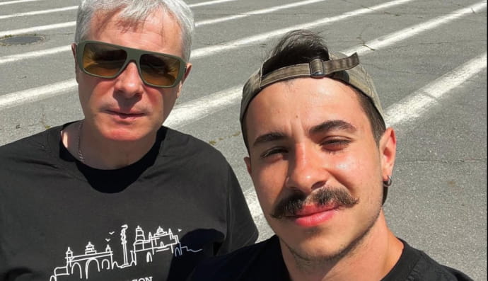 Костянтин Грубич із сином 