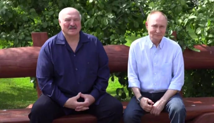 Лукашенко и путин