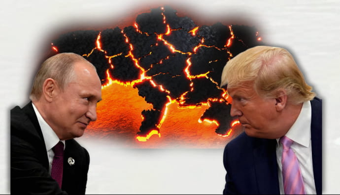 Дональд Трамп и владимир путин