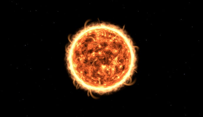 Солнце, магнитная буря